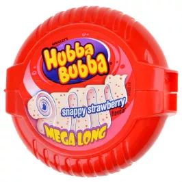 Жевательная резинка Hubba Bubba: Mega Long Strawberry картинка 374266 - МосИгра